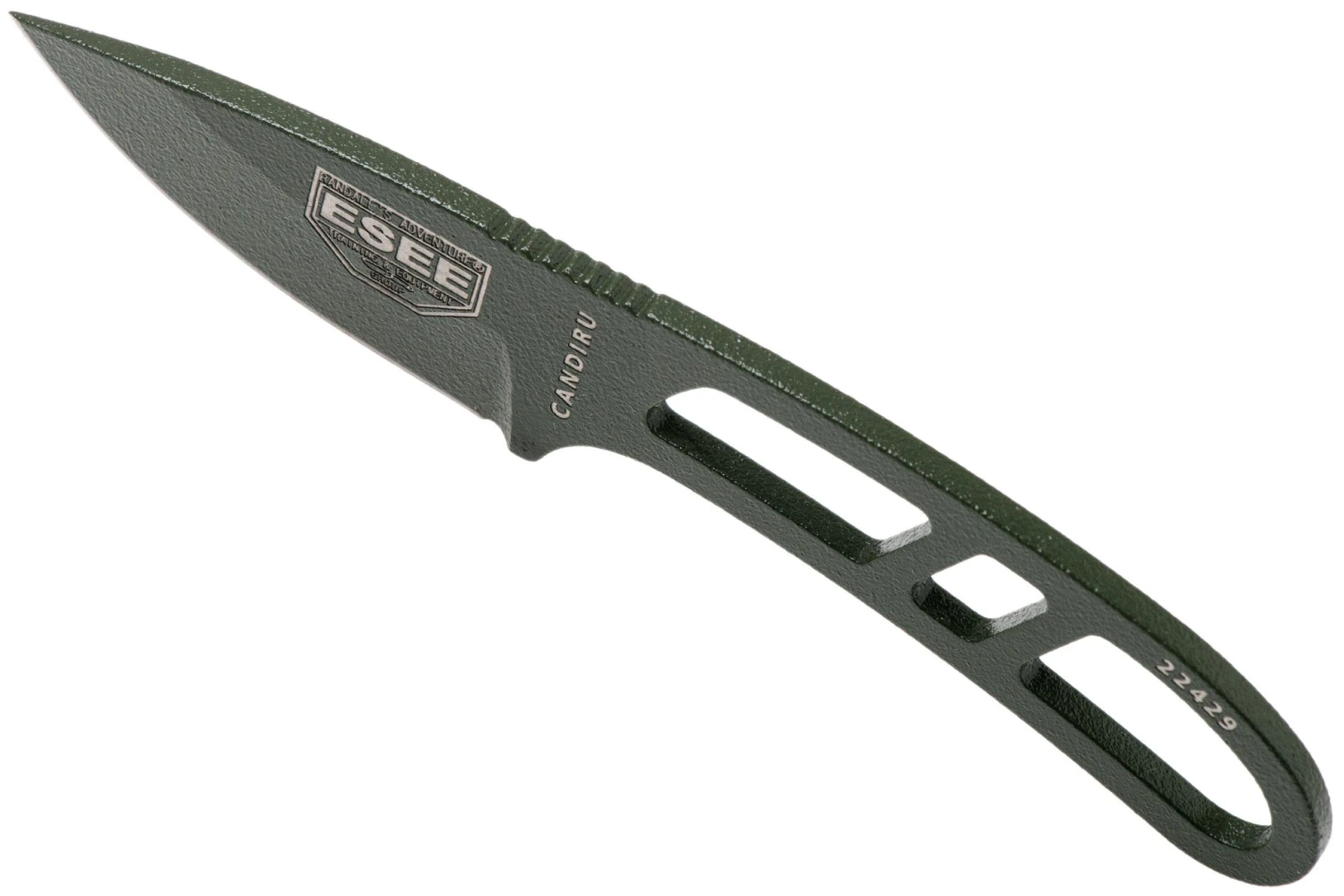 ESEE Candiru OD-green CAN-OD Couteau De Cou Avec étui Noir + Clip Ceinture 6 ESEE Candiru OD-green CAN-OD Couteau De Cou Avec étui Noir + Clip Ceinture – Image 4
