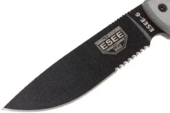 ESEE Model 6 Serrated 6S Couteau De Survie Avec étui Brun + Clip Ceinture -Kai Soldes Boutique EE ESEE 6S 03 esee knives ee esee 6s 03