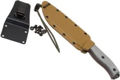 ESEE Model 6 Serrated 6S Couteau De Survie Avec étui Brun + Clip Ceinture -Kai Soldes Boutique EE ESEE 6S 07 esee knives ee esee 6s 07