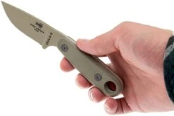 ESEE Izula II Desert Tan IZULA-II-DT Couteau De Survie Avec étui Noir + Clip Ceinture -Kai Soldes Boutique EE IZULA II DT 05 esee knives ee izula ii dt 05