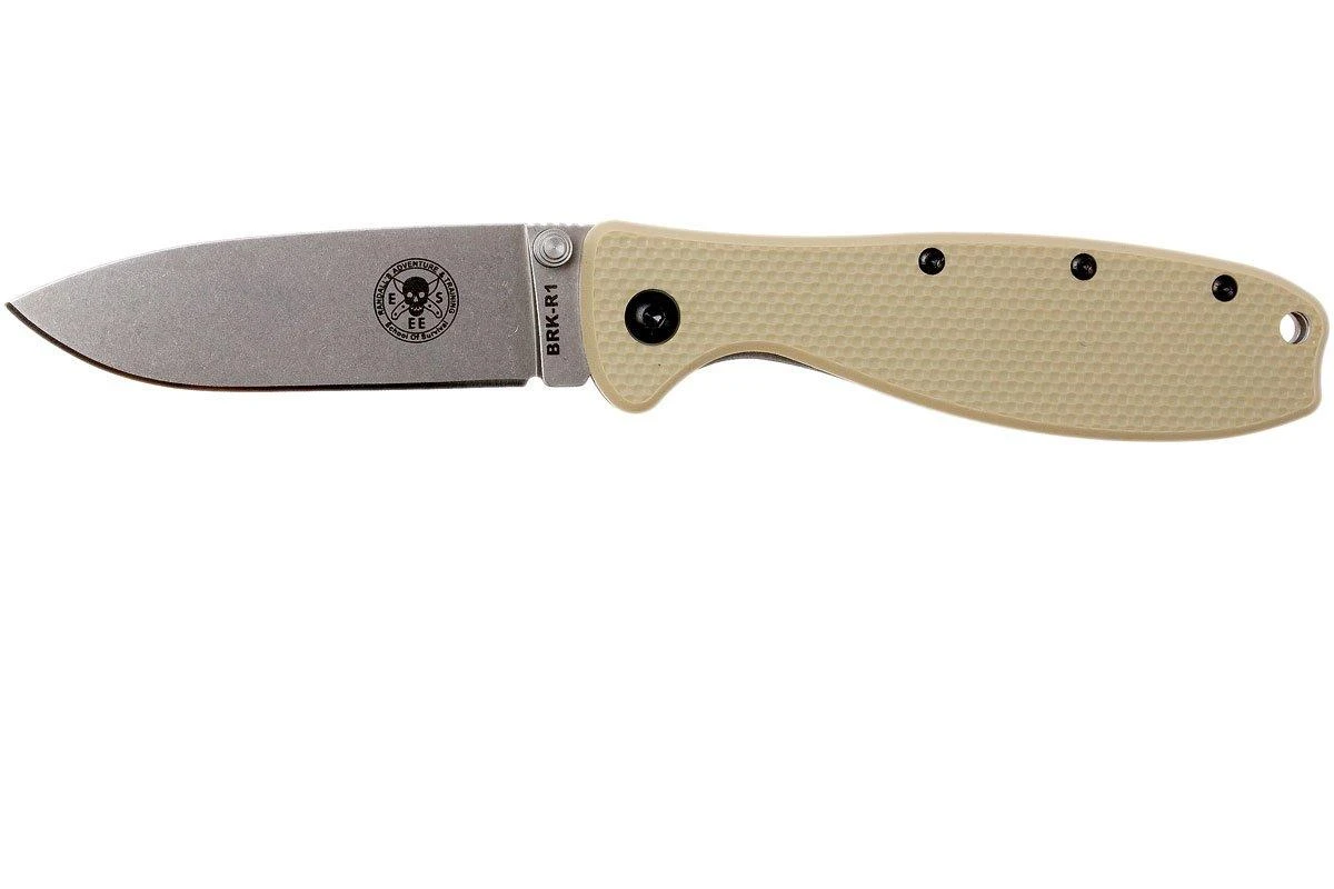 ESEE Knives Zancudo D2 Desert Tan-Stonewashed, BRKR2DT Couteau De Poche 3 ESEE Knives Zancudo D2 Desert Tan-Stonewashed, BRKR2DT Couteau De Poche