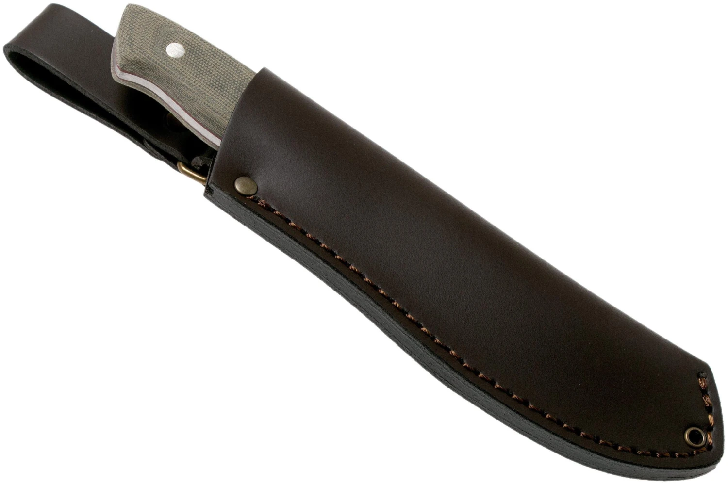 Brisa Nessmuk 125 Green Canvas Micarta 32088 Couteau Outdoor 8 Brisa Nessmuk 125 Green Canvas Micarta 32088 Couteau Outdoor – Image 6