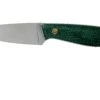 Brisa Bobtail 80 Green Micarta Handle, 12C27, étui En Cuir 9958