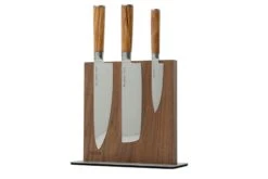 Eden Magnetic Knife Block EQB100 Bois De Noyer -Kai Soldes Boutique EQB100 05 eden