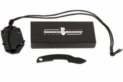 Extrema Ratio N.K.1 Couteau De Cou - Black -Kai Soldes Boutique ER123NK1BL 08 extrema ratio neck knife er123nk1bl d8