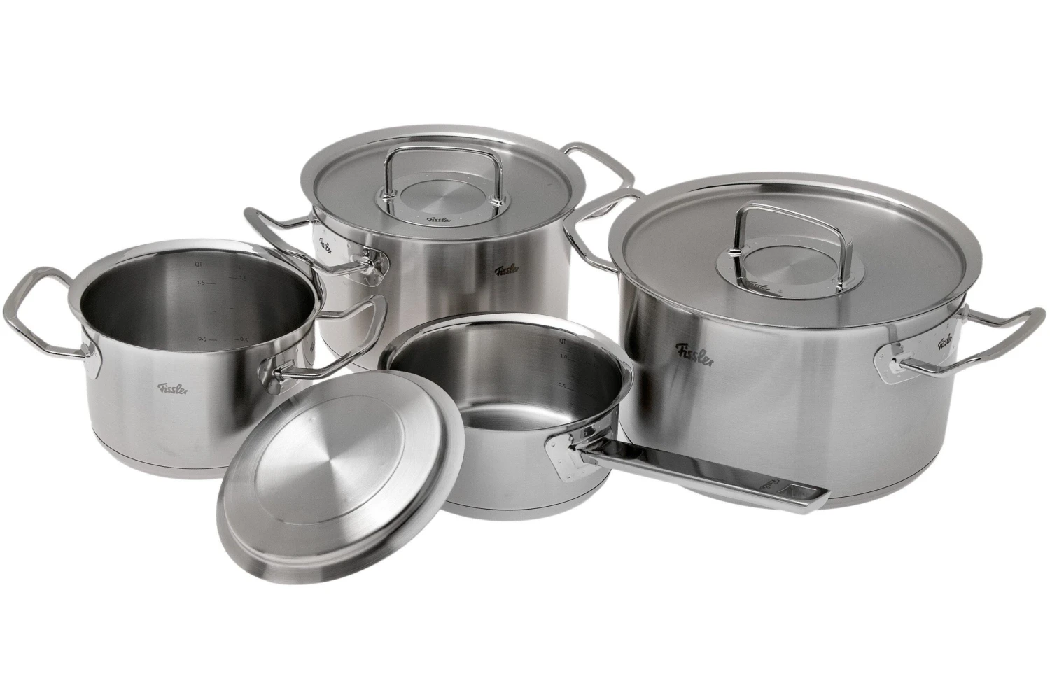 Fissler Original Profi Collection 084-128-04-000 Set De 4 Casseroles 3 Fissler Original Profi Collection 084-128-04-000 Set De 4 Casseroles
