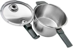 Fissler Vitavit Premium 622-412-04-070 Cocotte Avec Panier Vapeur, 22 Cm, 4,5 L -Kai Soldes Boutique FI622 412 04 070 03 fissler