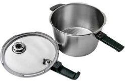 Fissler Vitavit Premium 622-812-08-070 Cocotte Avec Panier Vapeur, 26 Cm, 8L -Kai Soldes Boutique FI622 812 08 070 03 fissler