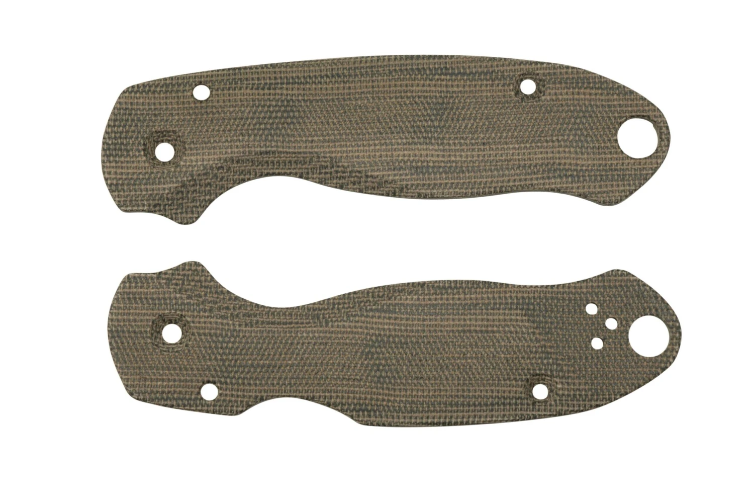 Flytanium Spyderco Para 3 Scales, Lotus Green Canvas Micarta, Plaquettes De Manche 3 Flytanium Spyderco Para 3 Scales, Lotus Green Canvas Micarta, Plaquettes De Manche