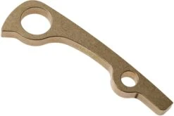 Flytanium Spyderco Paramilitary 2 Backspacer Brass, Laiton