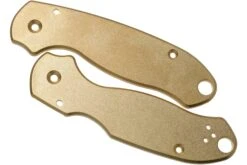 Flytanium Spyderco Para 3 Scales, Laiton