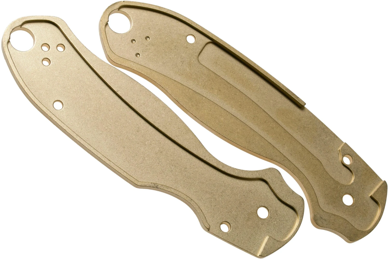 Flytanium Spyderco Para 3 Scales, Laiton 4 Flytanium Spyderco Para 3 Scales, Laiton – Image 2