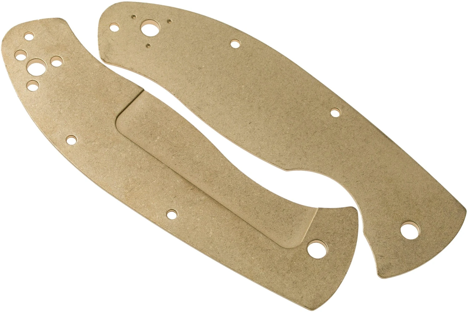 Flytanium Spyderco Tenacious Scales, Laiton 4 Flytanium Spyderco Tenacious Scales, Laiton – Image 2