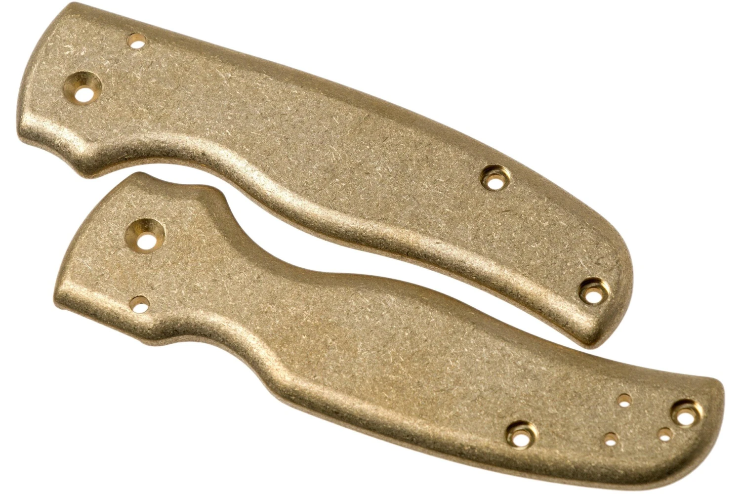 Flytanium Spyderco Shaman Scales, Brass 3 Flytanium Spyderco Shaman Scales, Brass