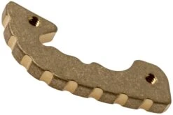 Flytanium Spyderco Shaman Backspacer, Brass 5 Flytanium Spyderco Shaman Backspacer, Brass -Kai Soldes Boutique FLY 738 02 flytanium