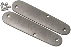 Flytanium Victorinox Cadet Scales, Titanium Contoured