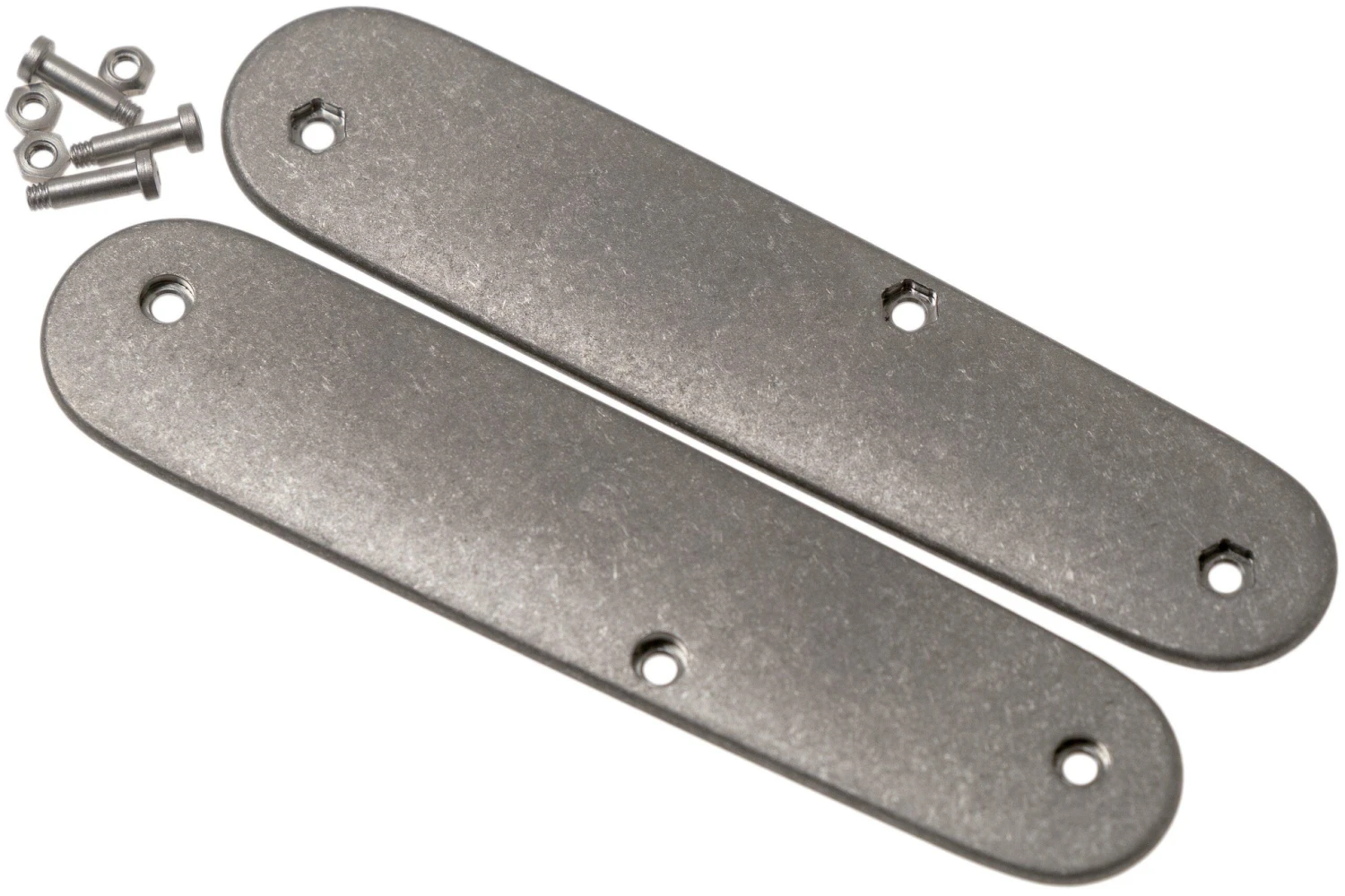 Flytanium Victorinox Cadet Scales, Titanium Contoured 3 Flytanium Victorinox Cadet Scales, Titanium Contoured