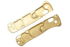 Flytanium Benchmade Mini Bugout Scales, Crossfade Brass -Kai Soldes Boutique FLY 912 02 flytanium