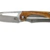 Fox Knives Racli BF-744ZW Black Fox, Zebra Wood Couteau De Poche, Simonutti Design