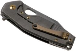 Fox Yaru FX-527TIPVD Stonewashed Black PVD Titanium Couteau De Poche, Jesper Voxnaes Design -Kai Soldes Boutique FOFX 527TIPVD 04 fox knives