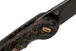Fox Knives Radius FX-550 CFB Copper Carbonfiber Black Couteau De Poche -Kai Soldes Boutique FOFX 550CFB 07 fox knives radius