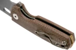 Fox Baby Core FX-608MC Natural Canvas Micarta Couteau De Poche, Jesper Voxnaes Design 13 Fox Baby Core FX-608MC Natural Canvas Micarta Couteau De Poche, Jesper Voxnaes Design -Kai Soldes Boutique FOFX 608MC 05 fox knives