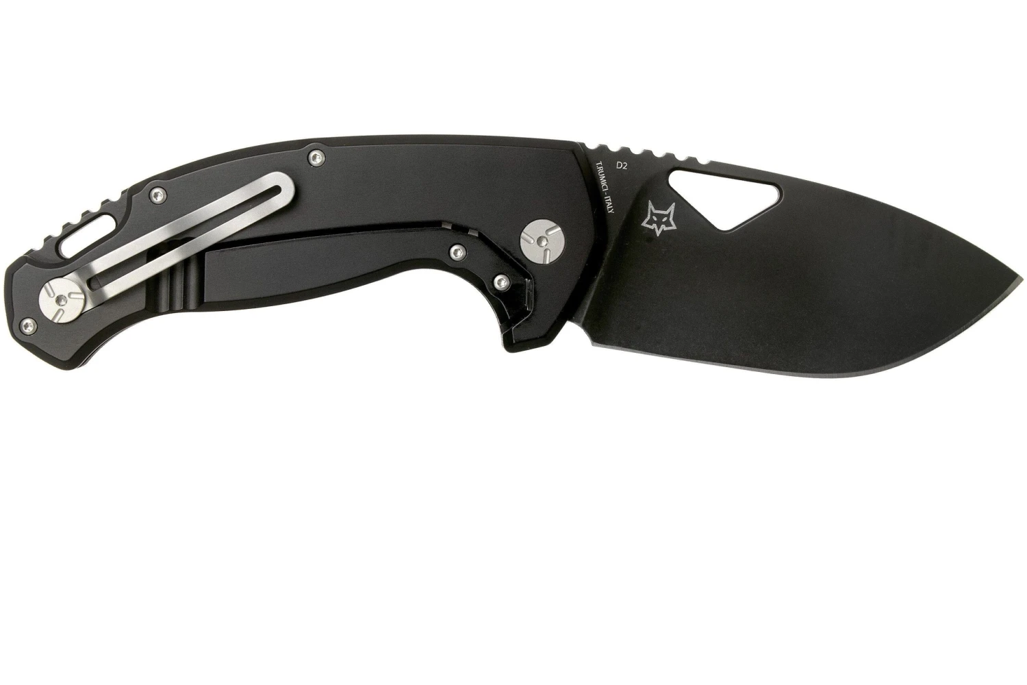 Fox El Capitan SK-02 BSW Summit Knife Co, Black Stonewashed Couteau De Poche, Tommaso Rumici Design 4 Fox El Capitan SK-02 BSW Summit Knife Co, Black Stonewashed Couteau De Poche, Tommaso Rumici Design – Image 2