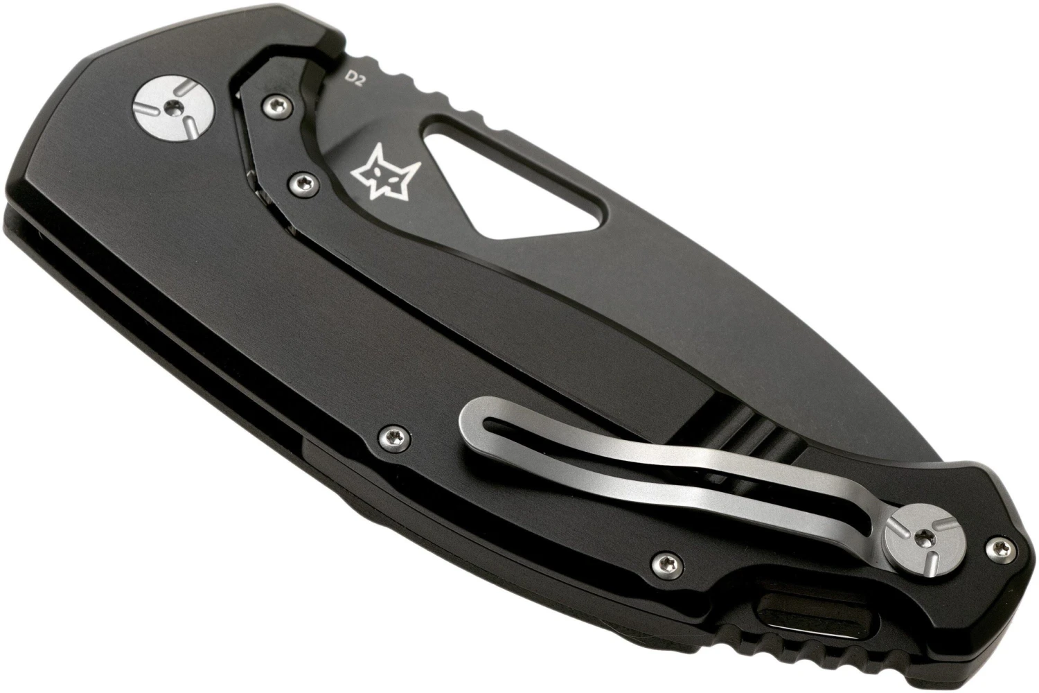 Fox El Capitan SK-02 BSW Summit Knife Co, Black Stonewashed Couteau De Poche, Tommaso Rumici Design 6 Fox El Capitan SK-02 BSW Summit Knife Co, Black Stonewashed Couteau De Poche, Tommaso Rumici Design – Image 4