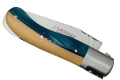 Fontenille Pataud Gentleman 10,5 Cm L8HBU Blue Hybrid Boxwood Couteau De Poche -Kai Soldes Boutique FPL8HBU 07 fontenille pataud