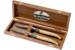 Fontenille Pataud Laguiole Set De 2 Couteaux à Steak Buis, LTC2LB -Kai Soldes Boutique FPLTC2LB 07 fontenille pataud