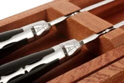 Fontenille Pataud Ensemble De 2 Couteaux à Steak, Corne De Buffle -Kai Soldes Boutique FPLTC2PCN 04 fontenille pataud fpltc2pcn steakmessenset buffel d4