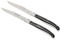 Fontenille Pataud Ensemble De 2 Couteaux à Steak, Corne De Buffle -Kai Soldes Boutique FPLTC2PCN 05 fontenille pataud fpltc2pcn steakmessenset buffel d5