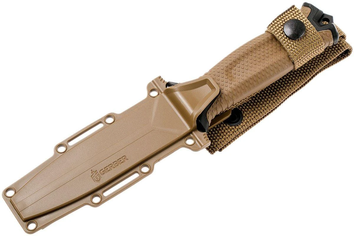 Gerber Strongarm Fixed Blade Coyote Brown FE 30-001058 Couteau Fixe 9 Gerber Strongarm Fixed Blade Coyote Brown FE 30-001058 Couteau Fixe – Image 7
