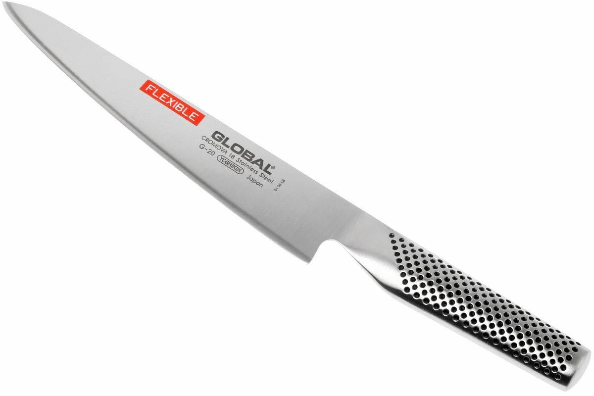 Global G20 Couteau à Filet Flexible 20 Cm 3 Global G20 Couteau à Filet Flexible 20 Cm