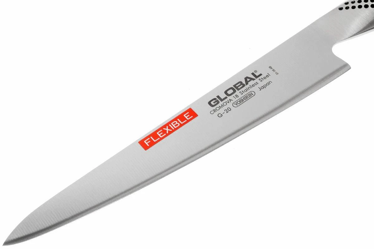 Global G20 Couteau à Filet Flexible 20 Cm 4 Global G20 Couteau à Filet Flexible 20 Cm – Image 2