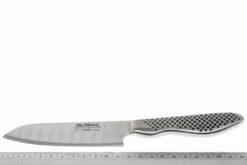 Global GS57 Couteau Santoku à Alvéoles 12 Cm -Kai Soldes Boutique GL GS57 05 global santoku gl gs57 d5