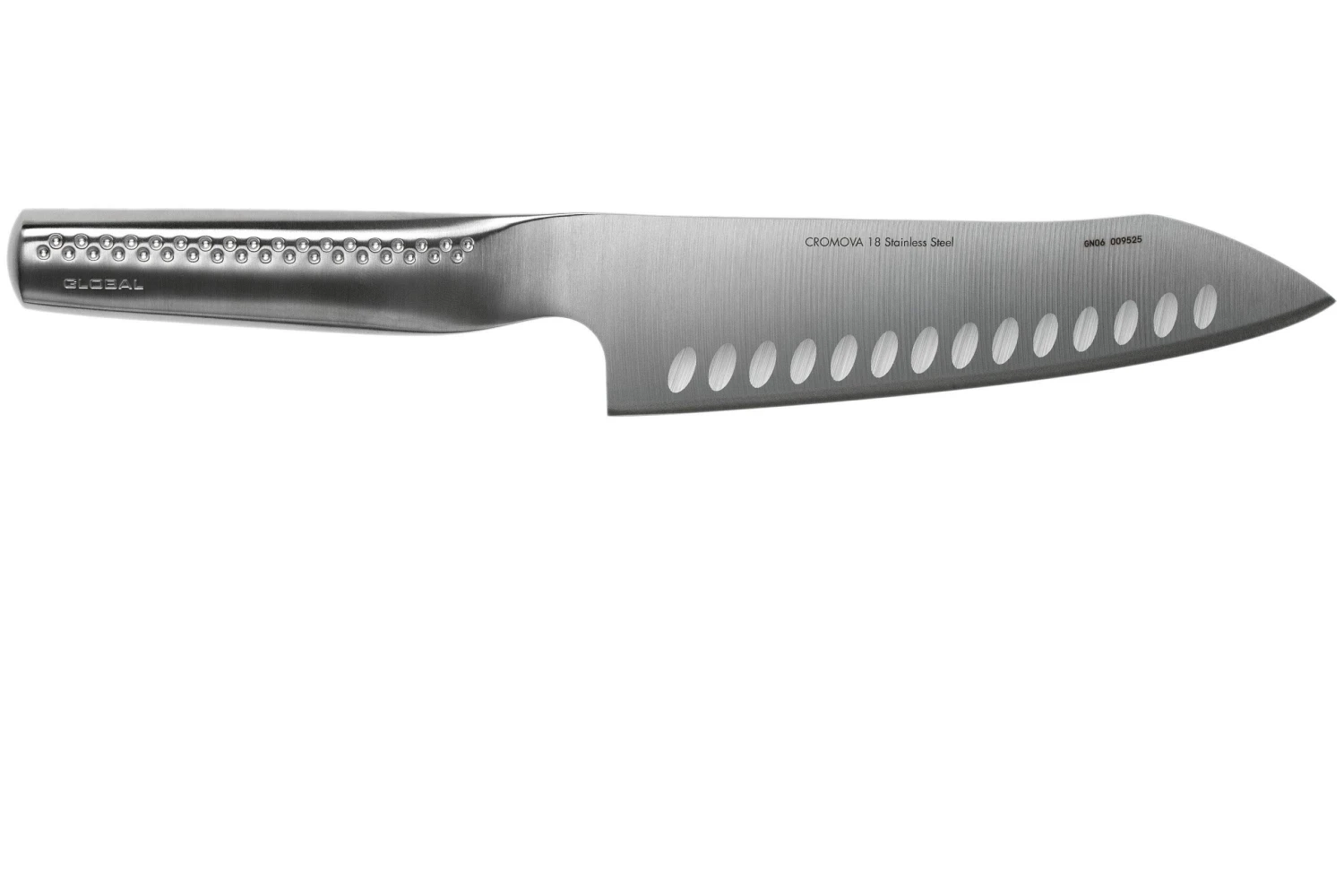 Global Ni GN-006 Santoku/couteau à Légumes Avec Alvéoles 18 Cm 4 Global Ni GN-006 Santoku/couteau à Légumes Avec Alvéoles 18 Cm – Image 2
