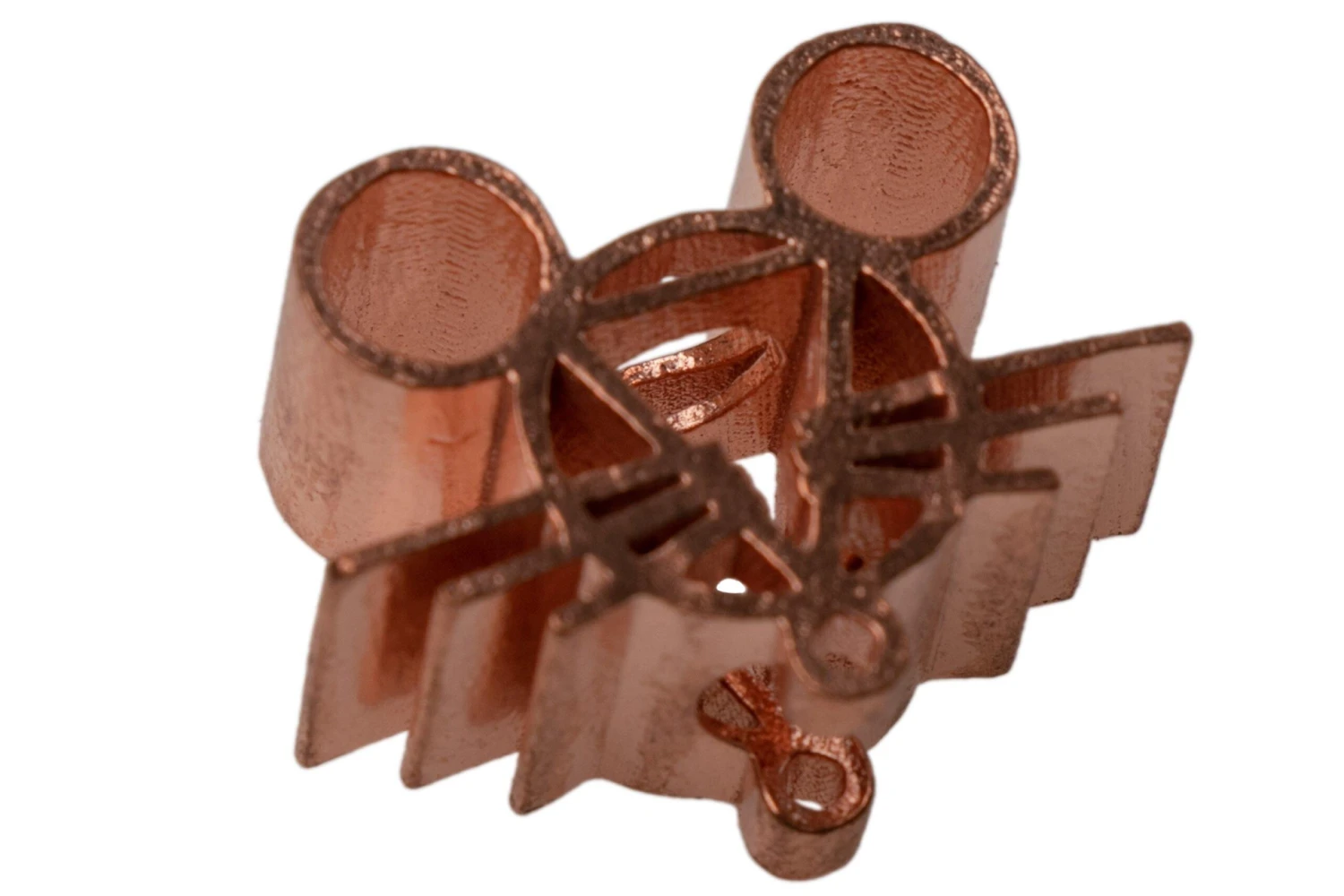 GiantMouse Copper GM Mouse Head Logo Bead 4 GiantMouse Copper GM Mouse Head Logo Bead – Image 2