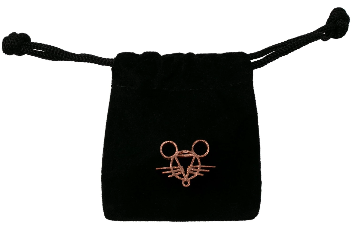 GiantMouse Copper GM Mouse Head Logo Bead 5 GiantMouse Copper GM Mouse Head Logo Bead – Image 3