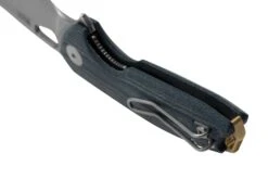 GiantMouse ACE Tribeca, Stonewashed Magnacut, Denim Canvas Micarta Couteau De Poche -Kai Soldes Boutique GM TRI DM 04 giantmouse