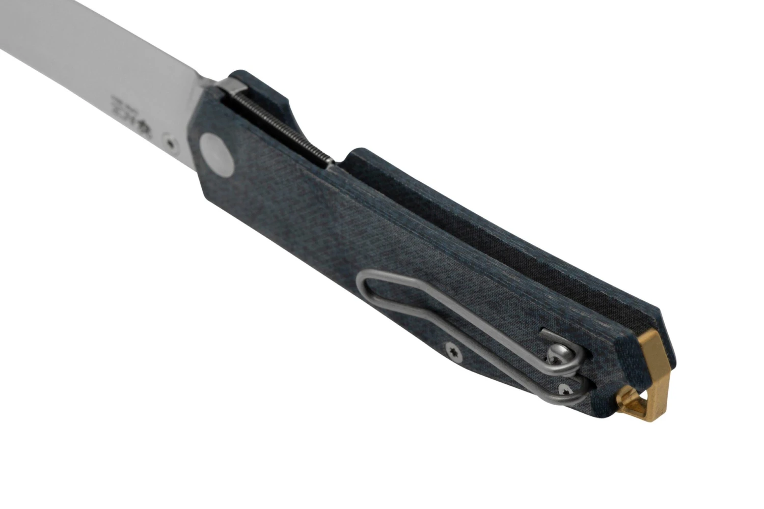 GiantMouse ACE Clyde Denim Micarta, Couteau De Poche, Ansø Et Voxnaes Design 6 GiantMouse ACE Clyde Denim Micarta, Couteau De Poche, Ansø Et Voxnaes Design – Image 4