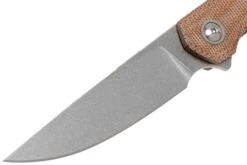 GiantMouse ACE Sonoma V2 Natural Canvas, Titanium, Stonewashed Couteau De Poche, Design Ansø Et Voxnaes -Kai Soldes Boutique GMSONOMA V2 NATM 03 giantmouse