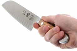Santoku Alvéolé Alpha Olivier Güde, X546/18 -Kai Soldes Boutique GUX546 18 05 gude alpha olive gux546 18 05