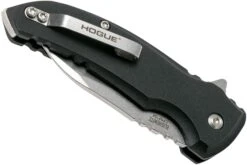 Hogue X1 Microflip Black Wharncliffe Couteau De Poche 24160, Allen Elishewitz Design -Kai Soldes Boutique HK24160 04 hogue
