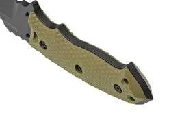 Hogue EX-F01 5.5" Tanto, OD Green G10, Acier A2, 35128 Couteau Fixe -Kai Soldes Boutique HK35128 04 hogue
