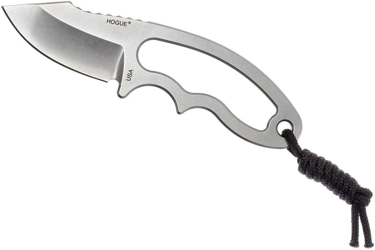 Hogue EX-F03 2.25" Clip Point Tumble Finish Neckknife 35370 5 Hogue EX-F03 2.25" Clip Point Tumble Finish Neckknife 35370 – Image 3