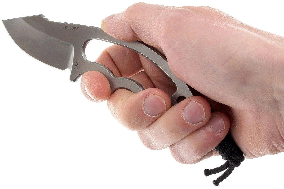 Hogue EX-F03 2.25" Clip Point Tumble Finish Neckknife 35370 11 Hogue EX-F03 2.25" Clip Point Tumble Finish Neckknife 35370 – Image 9