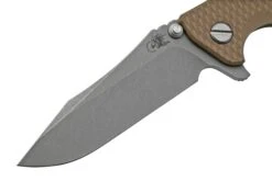 Rick Hinderer Eklipse 3.5” Spearpoint S45VN, Battle Bronze, Earth Brown G10, Couteau De Poche -Kai Soldes Boutique HRK EK 35 SP BBR FDE 03 rickhinderer