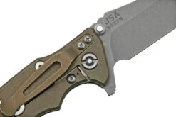 Rick Hinderer Eklipse 3.5” Spearpoint S45VN, Battle Bronze, Earth Brown G10, Couteau De Poche -Kai Soldes Boutique HRK EK 35 SP BBR FDE 05 rickhinderer