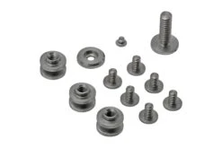 Rick Hinderer Complete Titanium Stonewashed Hardware Set, Eklipse 3.5", Set De Vis